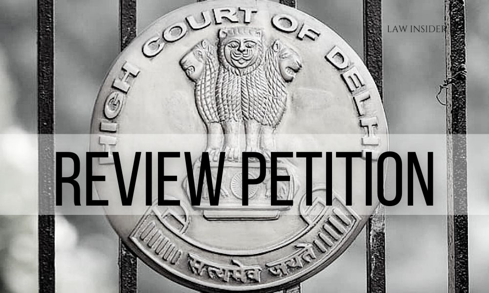 Delhi High Court dismissed the review petition on the grounds of inordinate delay with no grounds for condonation.