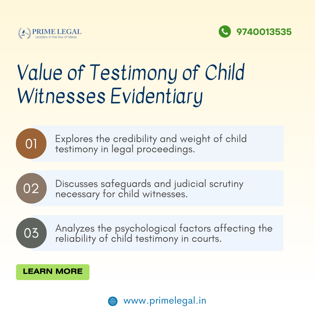 Value of Testimony of child-INSTAGRAM