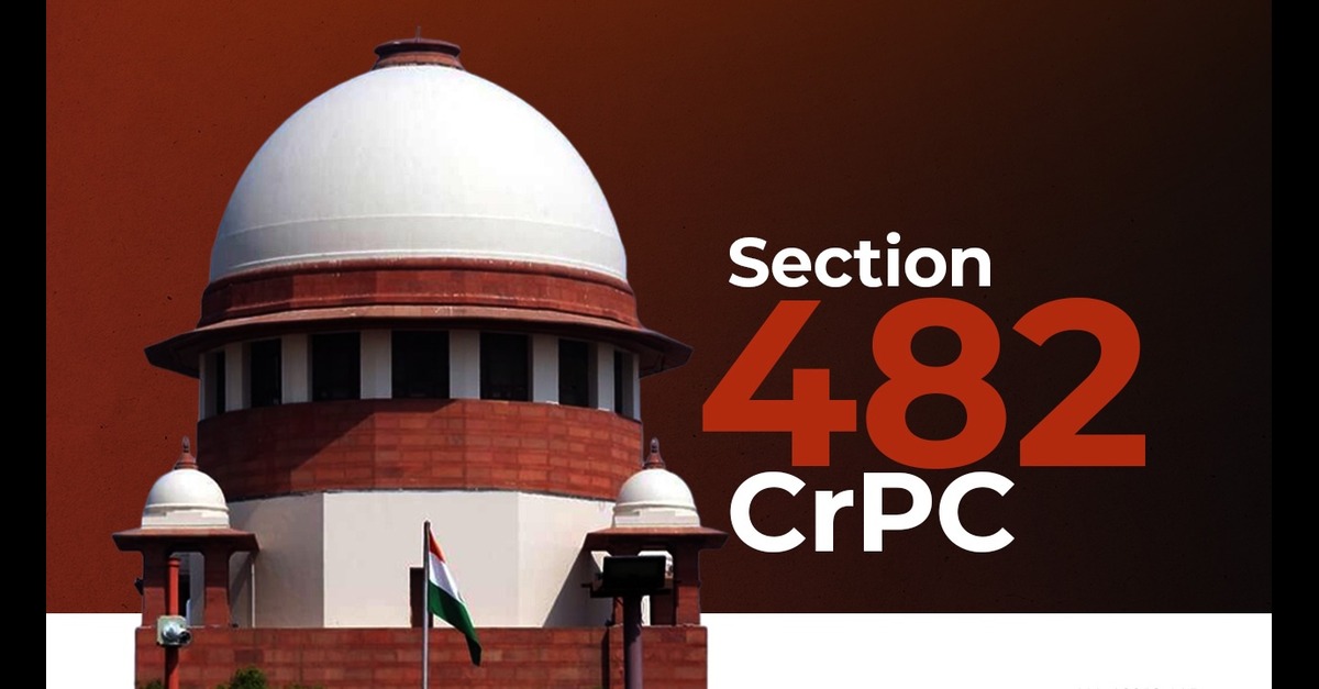 REAFFIRMING THE LIMITS OF SECTION 482 OF CRPC