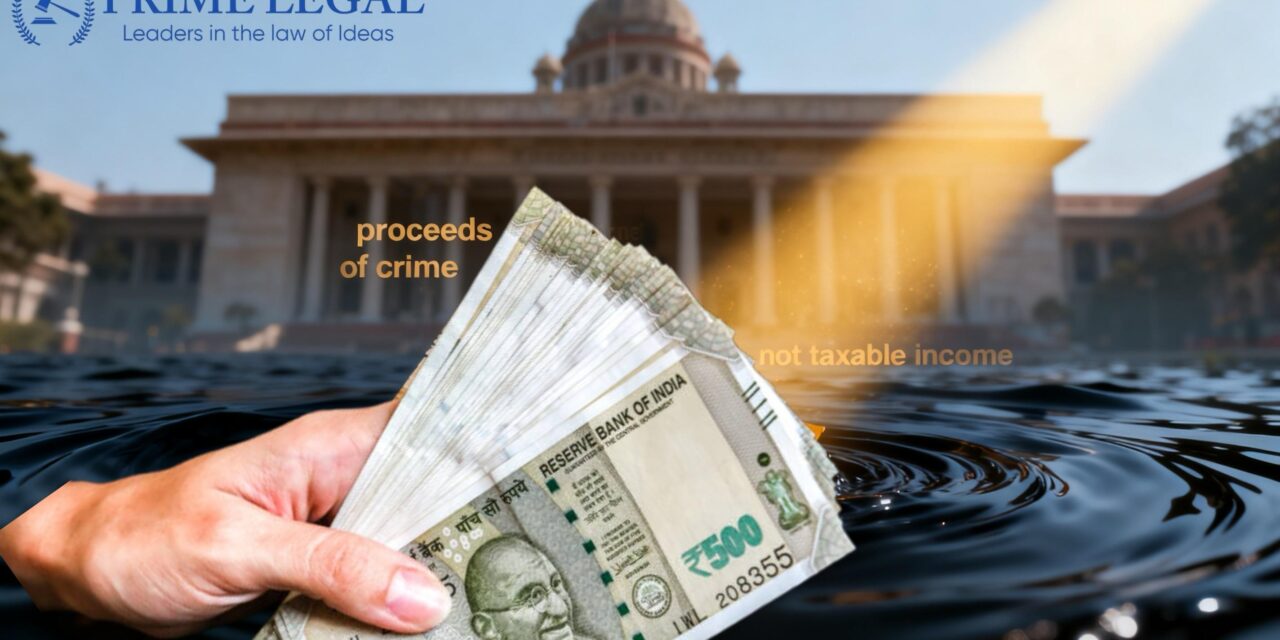 Delhi High Court Sets PMLA-Tax Law Precedent: Defrauded Funds Are Proceeds of Crime, Not Taxable Income