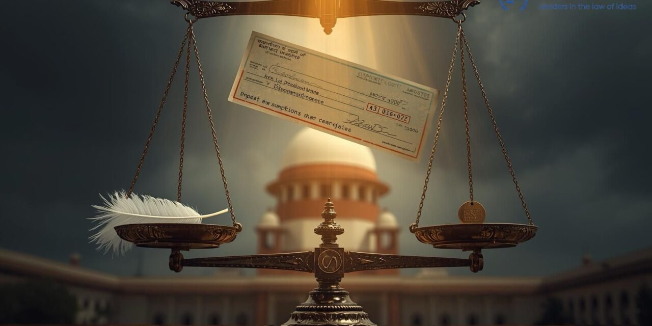 Supreme Court Reviews Scope of Presumptions under NI Act in Cheque Dishonour Case