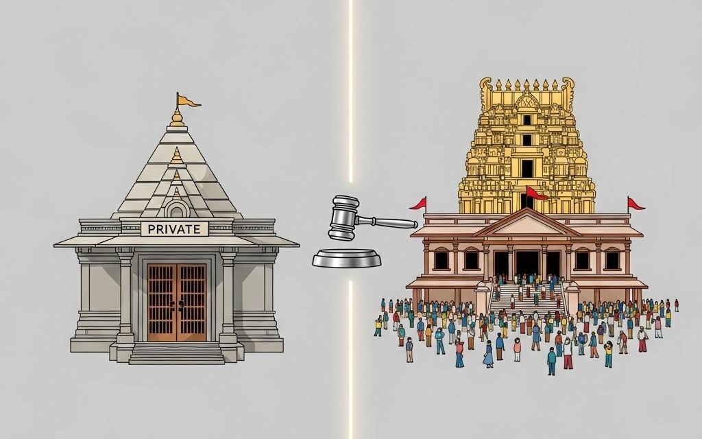 Rajasthan HC Clarifies Distinction Between Private and Public Temples.