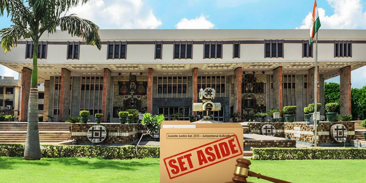 Delhi High Court | Sets Aside of Judgment Rendered Without Jurisdiction under the Juvenile Justice Act