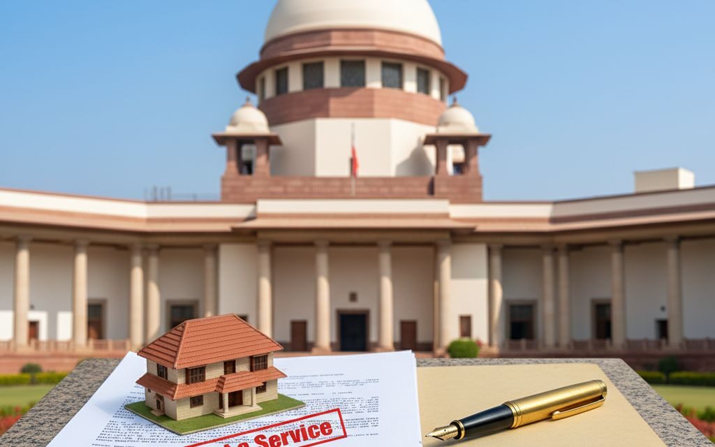 SUPREME COURT CLARIFIES SERVICE TAX SCOPE IN REAL ESTATE TRANSACTIONS