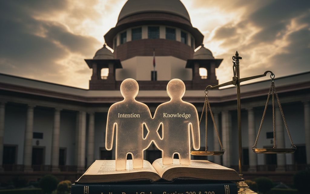 Supreme Court Clarifies: How ‘Intention’ and ‘Knowledge’ Define Culpable Homicide