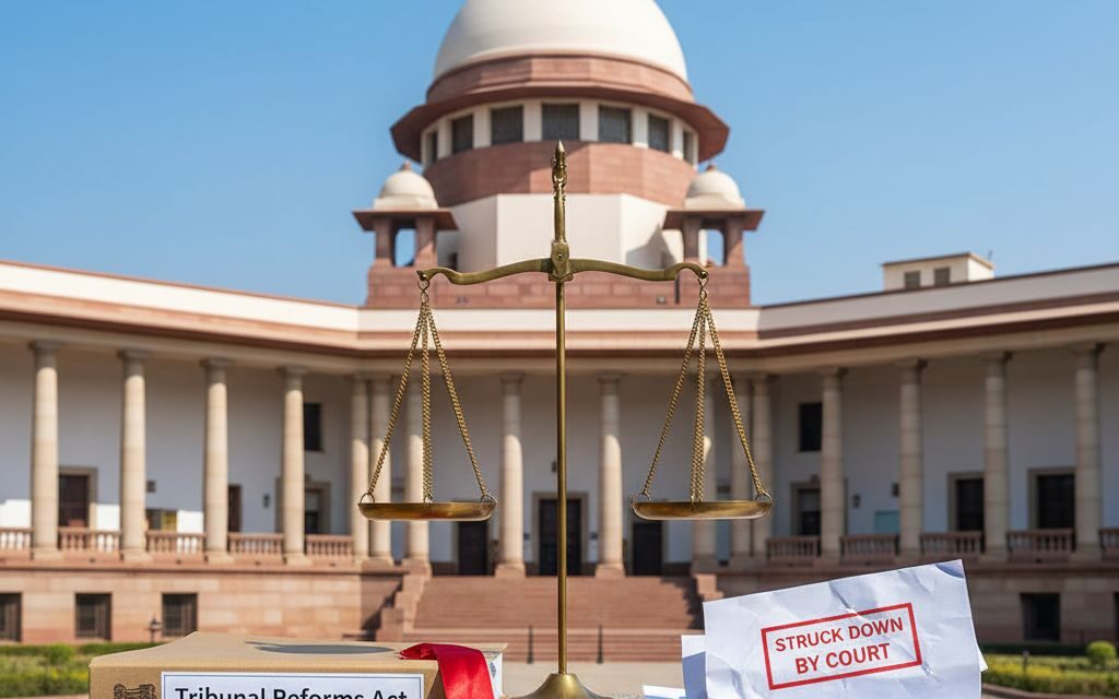 SUPREME COURT EXAMINES LEGISLATIVE OVERREACH: CAN PARLIAMENT REVIVE STRUCK-DOWN PROVISIONS UNDER TRIBUNAL REFORMS ACT?