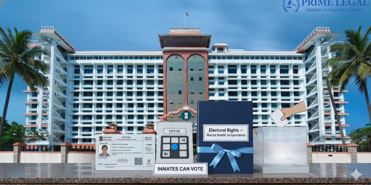 VOTING RIGHTS CANNOT BE STIGMATIZED: KERALA HIGH COURT ON MENTAL HEALTH AND ELECTIONS