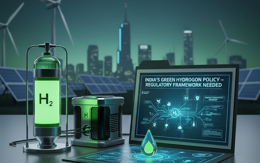 GREEN HYDROGEN AND INDIA’S ENERGY TRANSITION: LEGAL FRAMEWORK REQUIRED