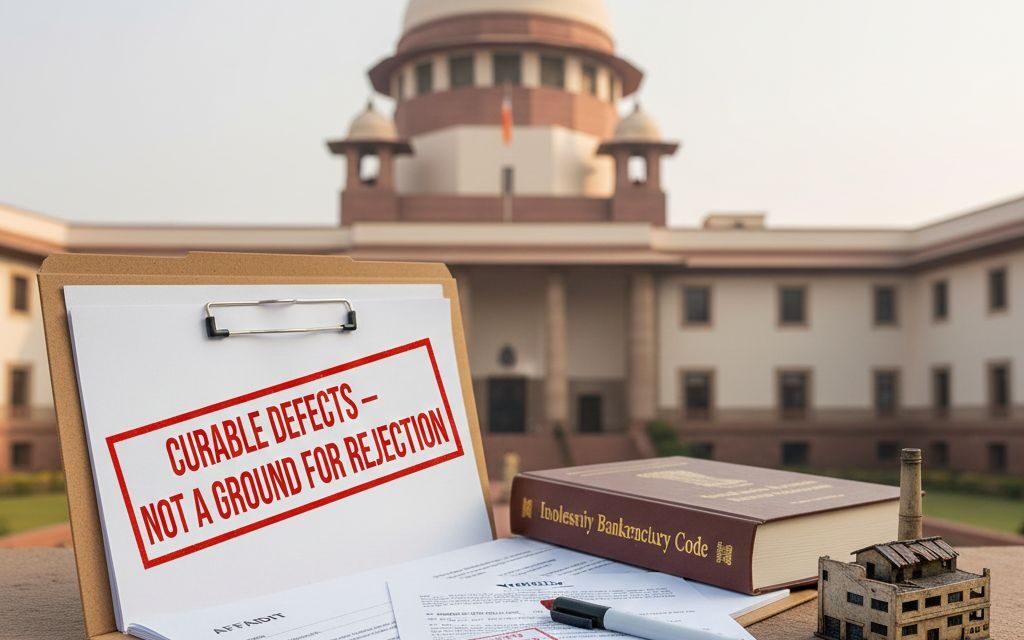 Supreme Court Clarifies: Procedural Defects in Section 7 IBC Applications Are Curable