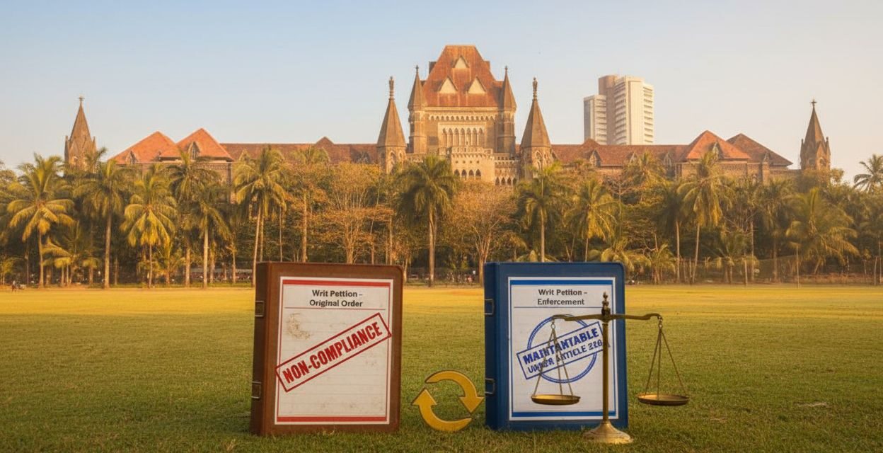 REAFFIRMING ENFORCEMENT JURISDICTION: BOMBAY HIGH COURT ON THE MAINTAINABILITY OF A SECOND WRIT UNDER ARTICLE 226