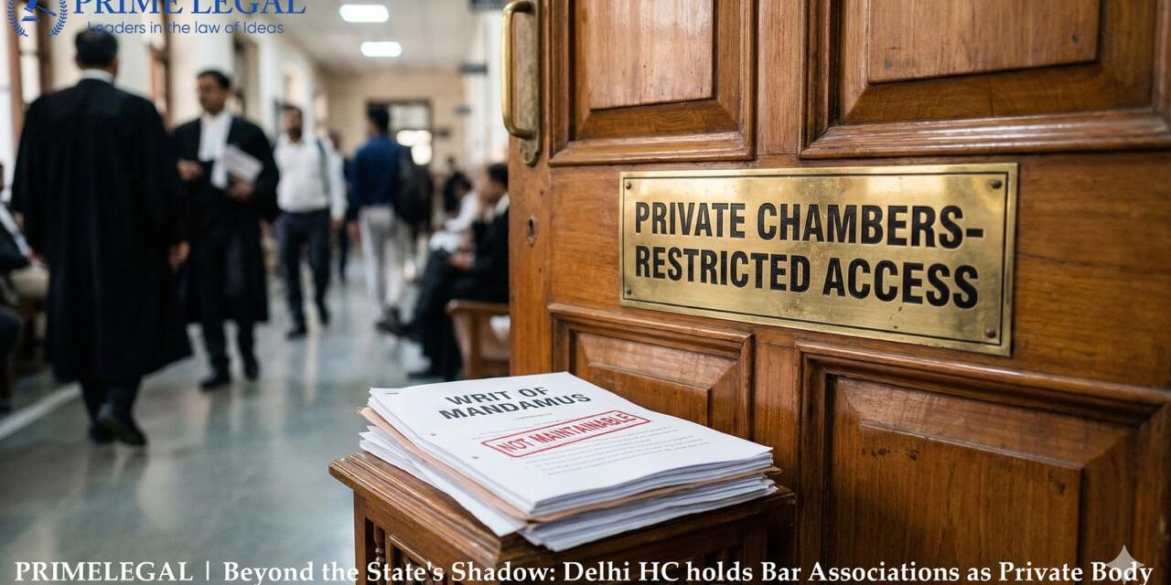PRIMELEGAL | Beyond the State’s Shadow: Delhi HC holds Bar Associations as Private Body