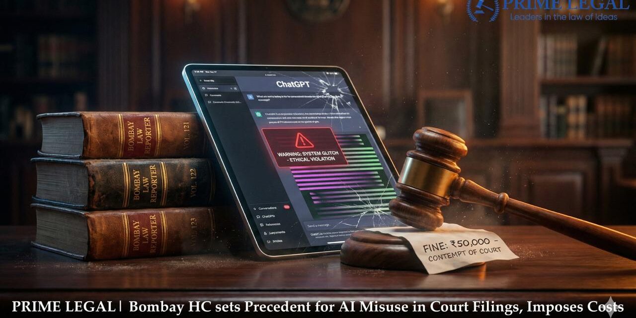 PRIME LEGAL| Bombay HC sets Precedent for AI Misuse in Court Filings, Imposes Costs