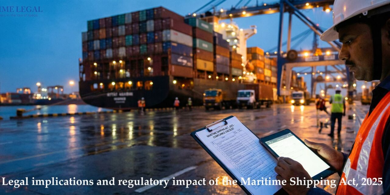 Legal Implications and Regulatory Impact of Maritime Shipping Act, 2025