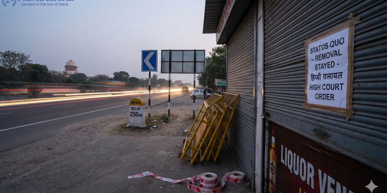 Supreme Court Puts Rajasthan HC Directive on Hold, Staying Removal of Liquor Vends Near Highways