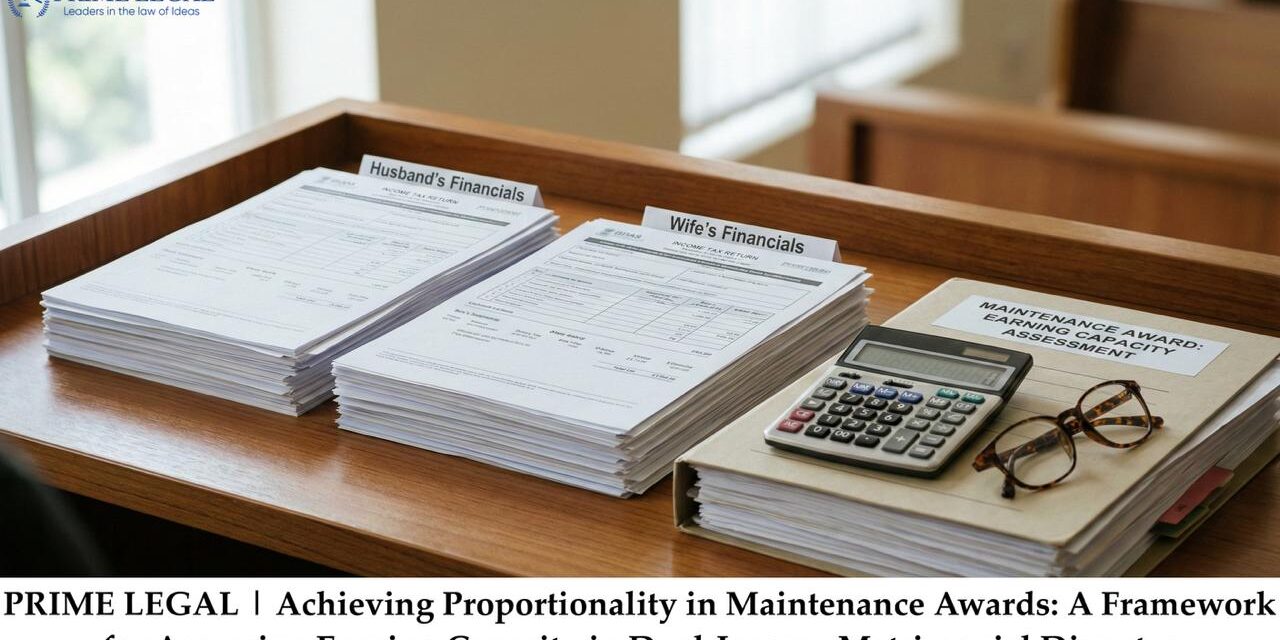 Achieving Proportionality in Maintenance Awards: A Framework for Assessing Earning Capacity in Dual-Income Matrimonial Disputes
