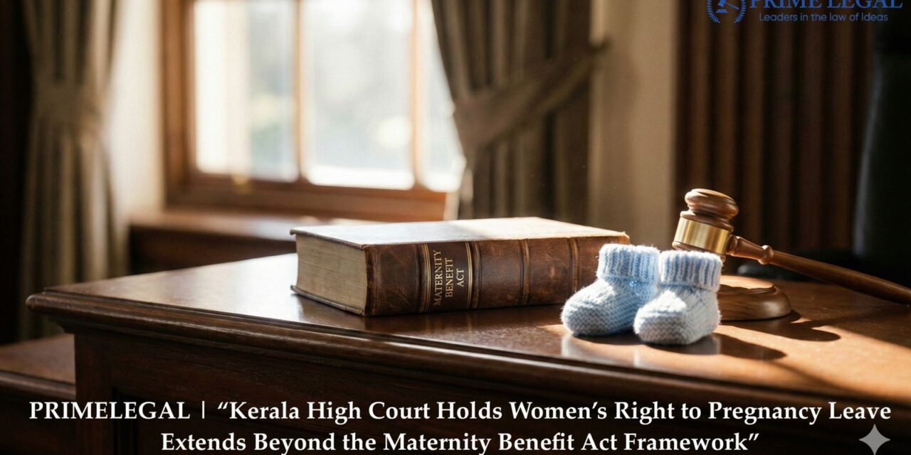 “Kerala High Court Holds Women’s Right to Pregnancy Leave Extends Beyond the Maternity Benefit Act Framework”