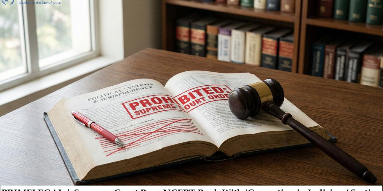 Supreme Court Bans NCERT Book With ‘Corruption in Judiciary’ Section