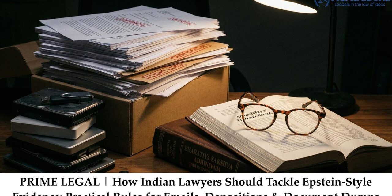 How Indian Lawyers Should Tackle Epstein-Style Evidence: Practical Rules for Emails, Depositions & Document Dumps