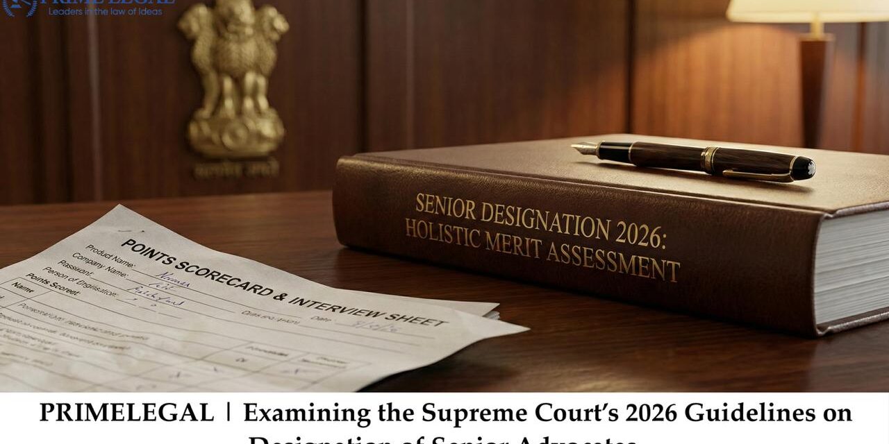 Examining the Supreme Court’s 2026 Guidelines on Designation of Senior Advocates