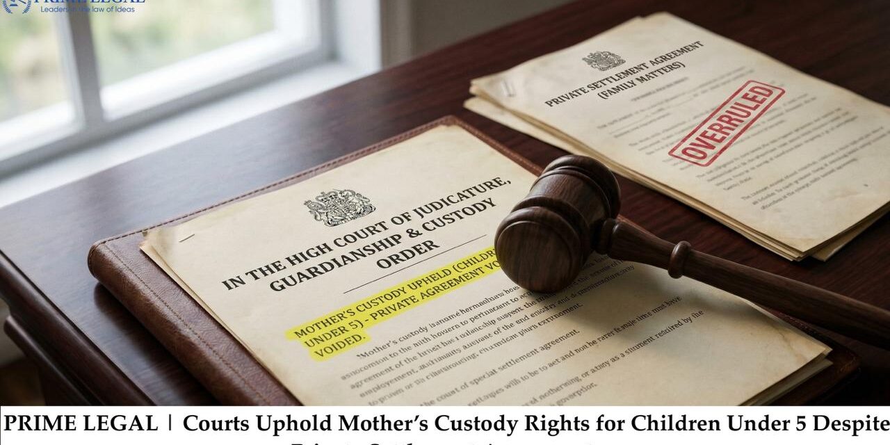 Courts Uphold Mother’s Custody Rights for Children Under 5 Despite Private Settlement Agreements