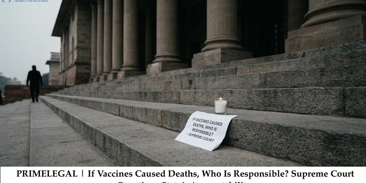 PRIMELEGAL | IF VACCINES CAUSED DEATHS, WHO IS RESPONSIBLE? SUPREME COURT QUESTIONS STATE’S ACCOUNTABILITY