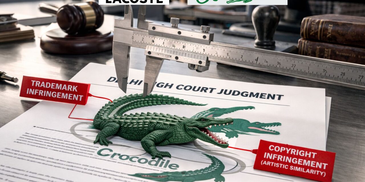 PRIMELEGAL | Delhi HC: A Single Logo Can Simultaneously Violate Both Trademark and Copyright Law — The Lacoste Judgment Decoded