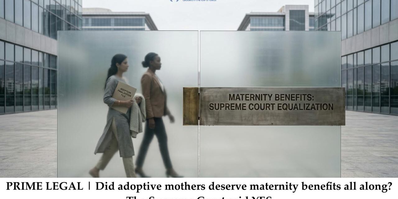 PRIME LEGAL | Did adoptive mothers deserve maternity benefits all along? The Supreme Court said YES