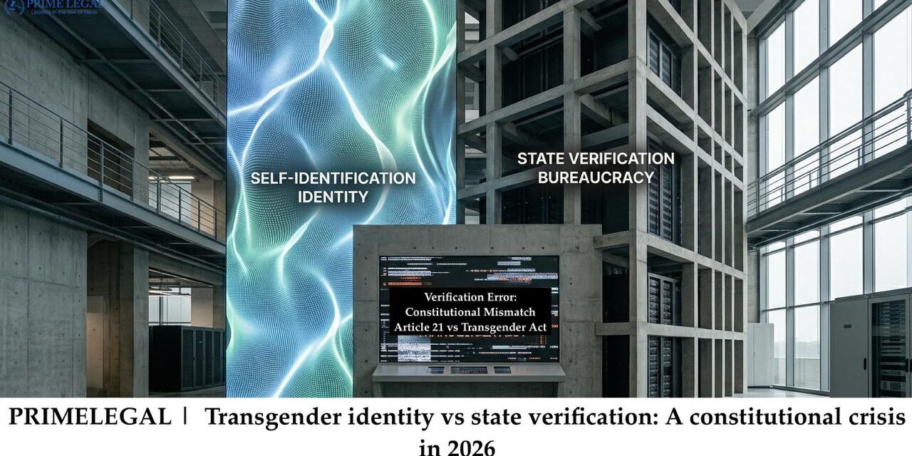 PRIME LEGAL | TRANSGENDER IDENTITY v. STATE VERIFICATION: A CONSTITUTIONAL CRISIS IN 2026