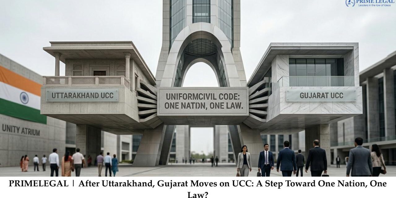PRIMELEGAL | After Uttarakhand, Gujarat Moves on UCC: A Step Toward One Nation, One Law?