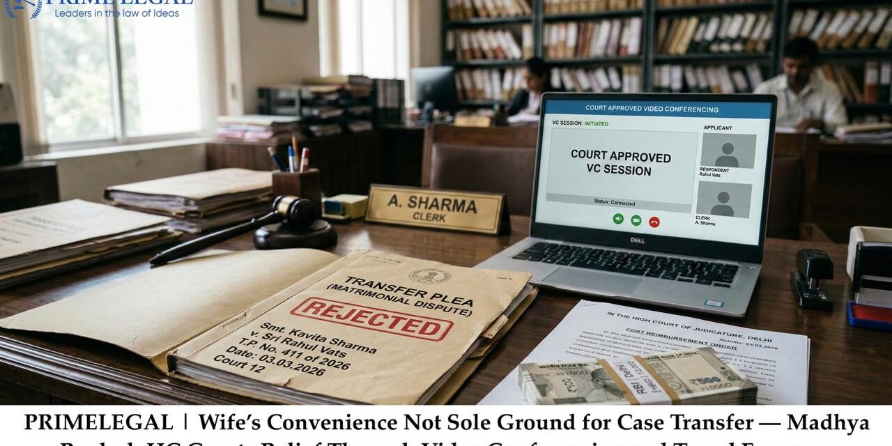 Wife’s Convenience Not Sole Ground for Case Transfer — Madhya Pradesh HC Grants Relief Through Video Conferencing and Travel Expenses