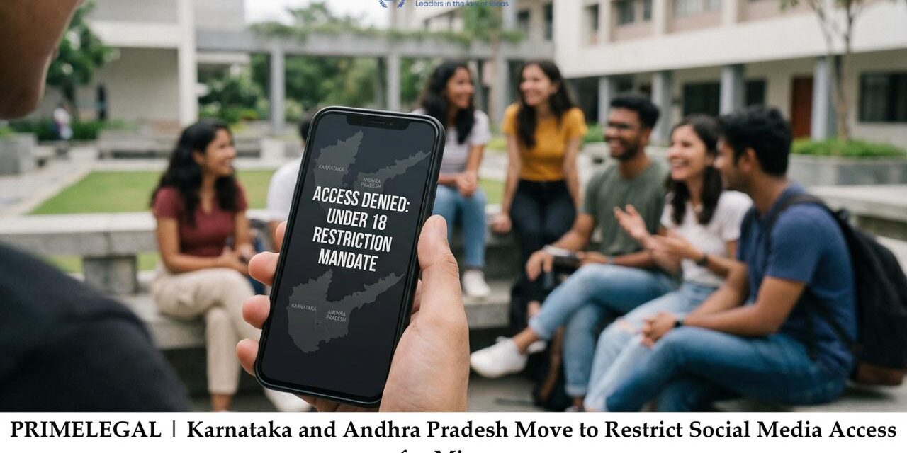 PRIMELEGAL | Karnataka and Andhra Pradesh Move to Restrict Social Media Access for Minors