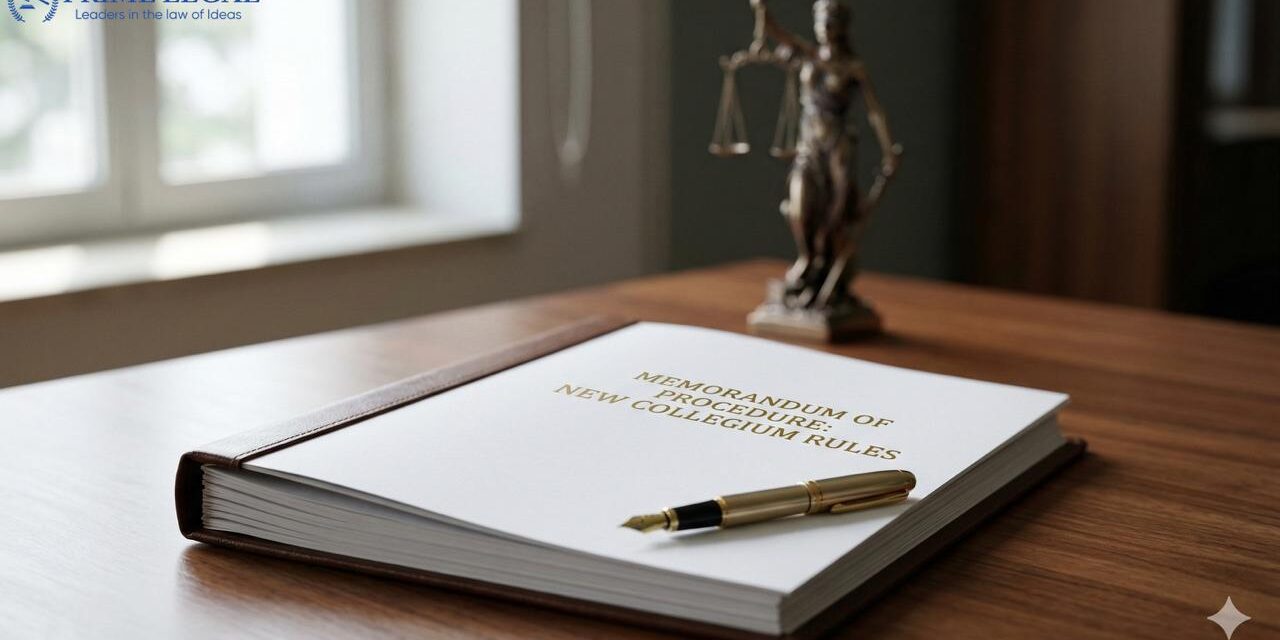 SUPREME COURT COLLEGIUM ADOPTS POLICY OF ADVANCE TRANSFER FOR CHIEF JUSTICE DESIGNATES TO ENHANCE ADMINISTRATIVE CONTINUITY AND JUDICIAL EFFICIENCY