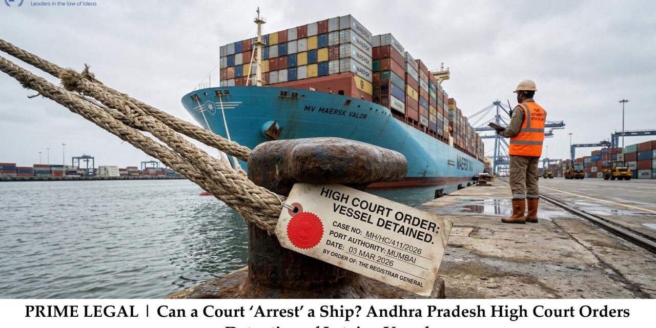 Can a Court ‘Arrest’ a Ship? Andhra Pradesh High Court Orders Detention of Latvian Vessel