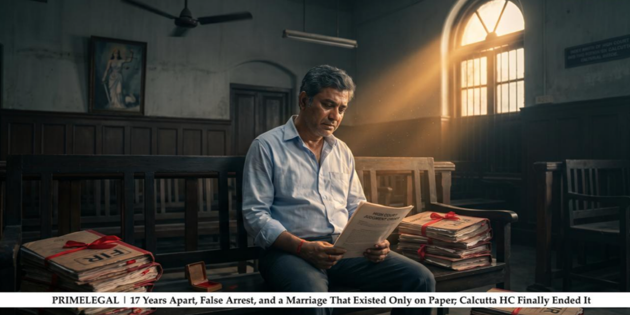 PRIMELEGAL | 17 Years Apart, False Arrest, and a Marriage That Existed Only on Paper; Calcutta HC Finally Ended It
