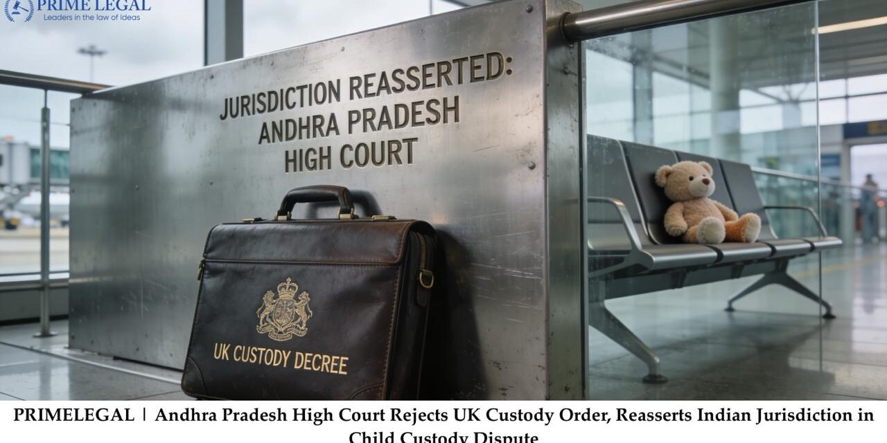 PRIME LEGAL | Andhra Pradesh High Court Rejects UK Custody Order, Reasserts Indian Jurisdiction in Child Custody Dispute