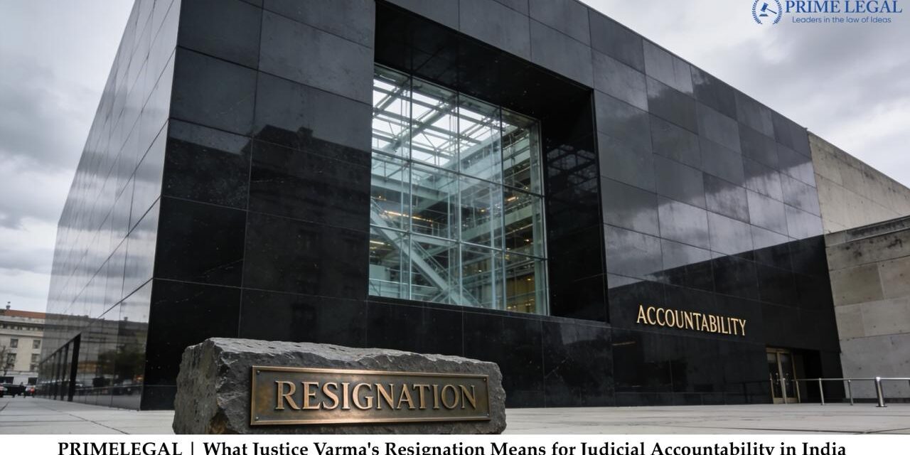 PRIMELEGAL | What Justice Varma’s Resignation Means for Judicial Accountability in India