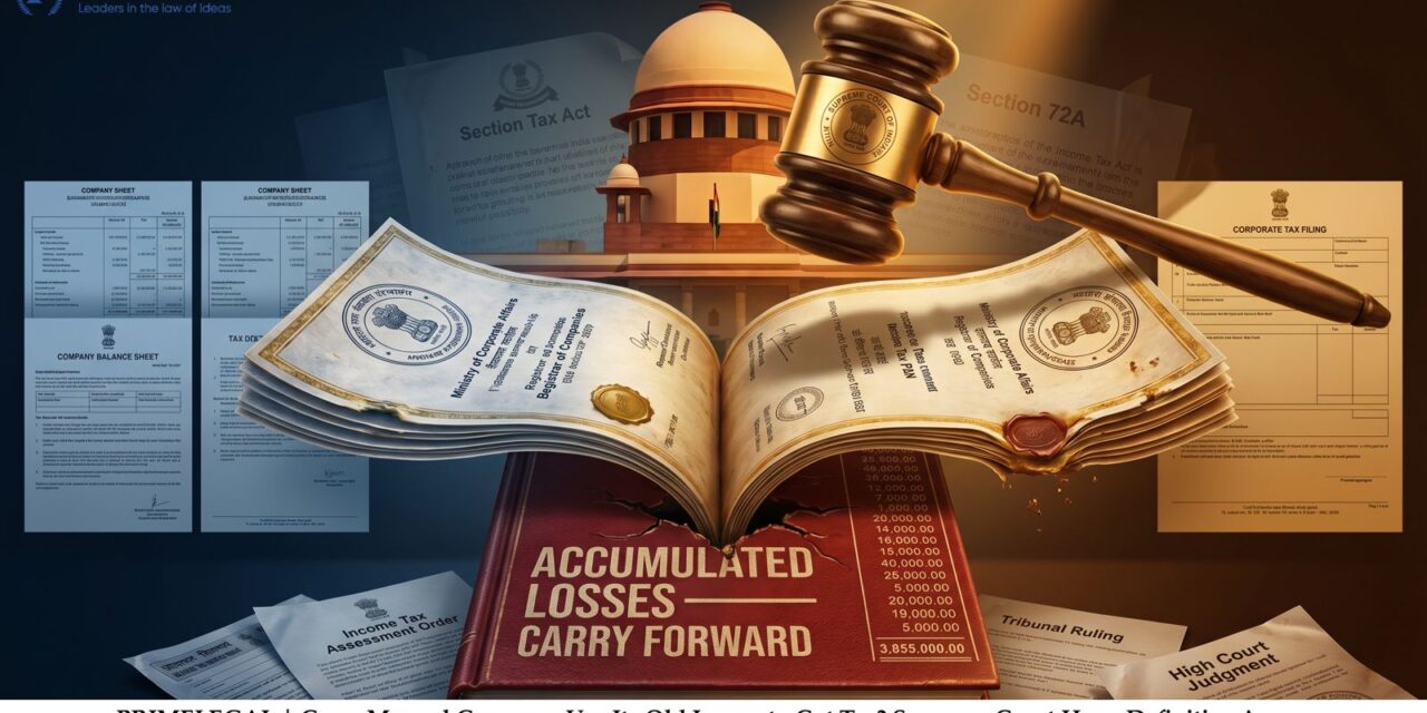 PRIME LEGAL | Can a Merged Company Use Its Old Losses to Cut Tax? Supreme Court Has a Definitive Answer