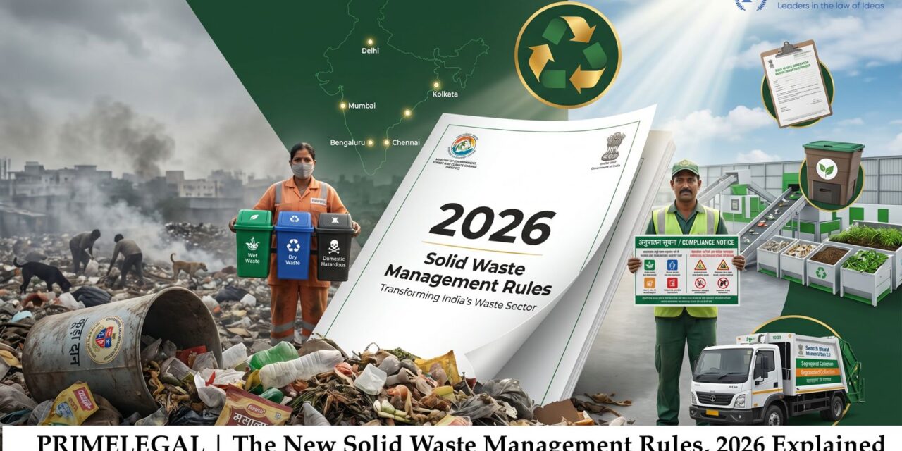 PRIME LEGAL | The New Solid Waste Management Rules, 2026 Explained