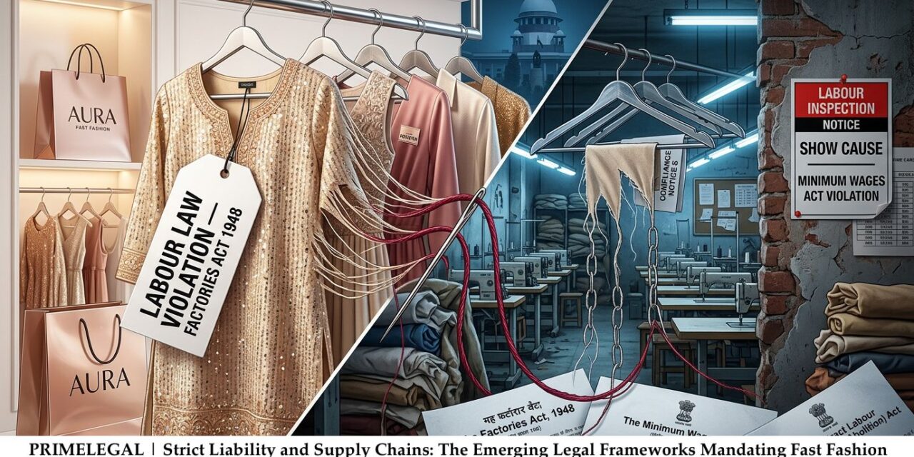 PRIME LEGAL | Strict Liability and Supply Chains: The Emerging Legal Frameworks Mandating Fast Fashion Accountability