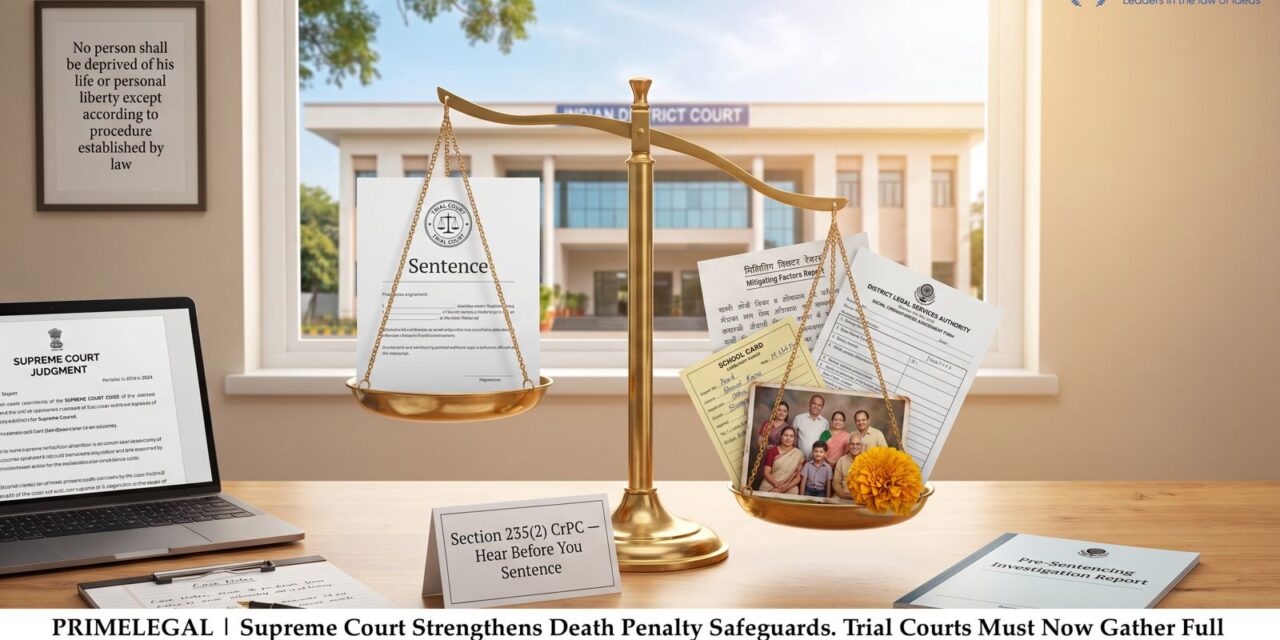 PRIME LEGAL | Supreme Court Strengthens Death Penalty Safeguards; Trial Courts Must Now Gather Full Sentencing Reports Before Deciding