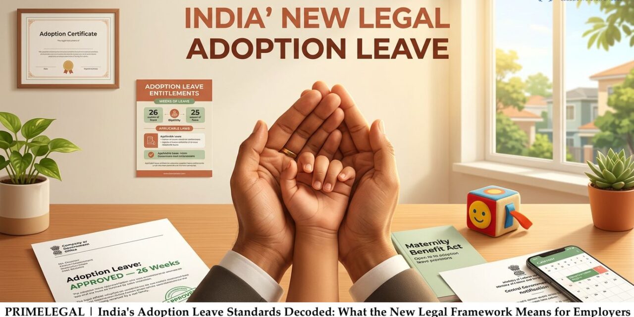 PRIME LEGAL | India’s Adoption Leave Standards Decoded: What the New Legal Framework Means for Employers and Adoptive Parents