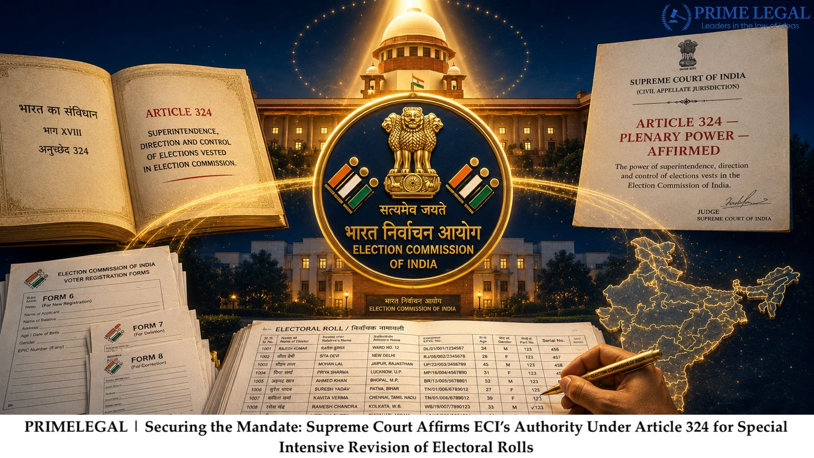 Article 324 & Electoral Roll Revision [2026 SC Case]