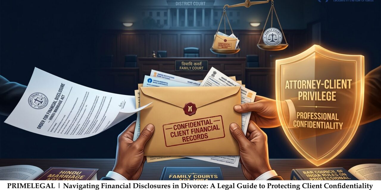 PRIMELEGAL | Navigating Financial Disclosures in Divorce: A Legal Guide to Protecting Client Confidentiality
