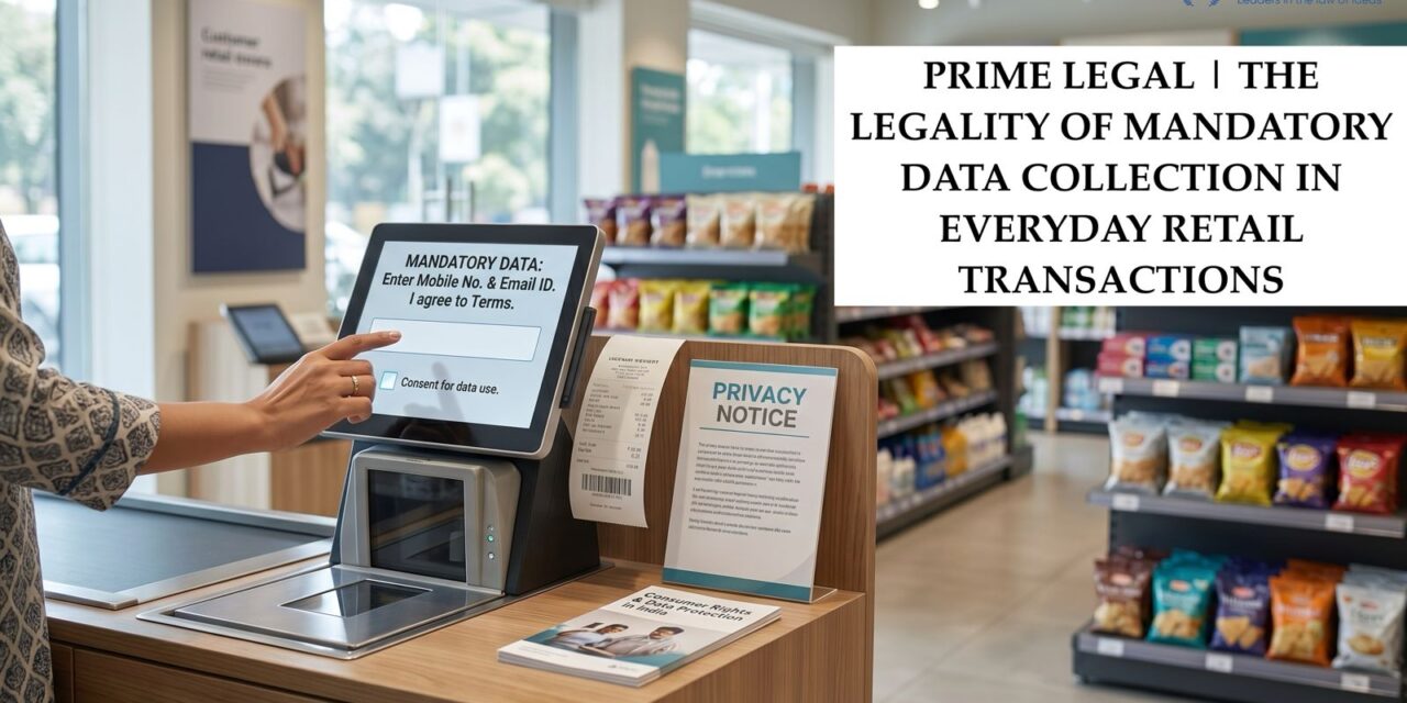 PRIME LEGAL | THE LEGALITY OF MANDATORY DATA COLLECTION IN EVERYDAY RETAIL TRANSACTIONS