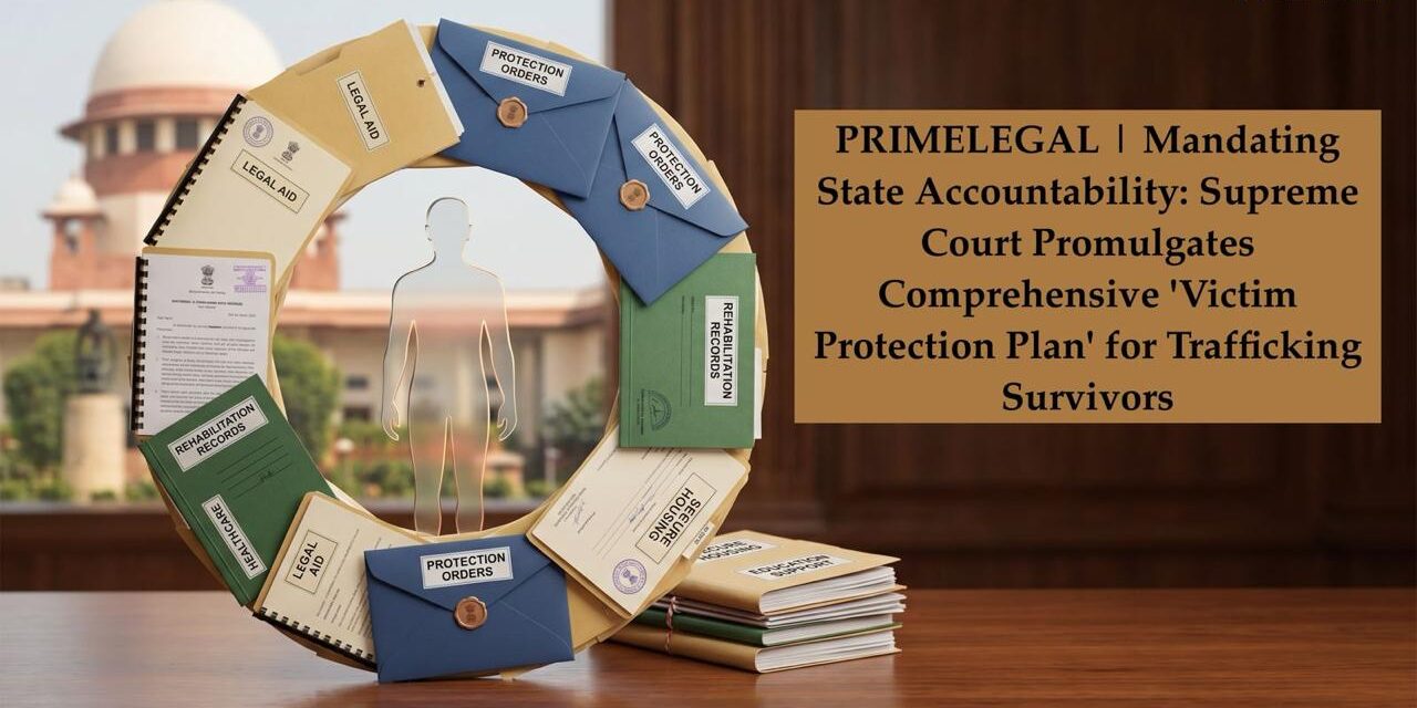 PRIME LEGAL | Mandating State Accountability: Supreme Court Promulgates Comprehensive ‘Victim Protection Plan’ for Trafficking Survivors
