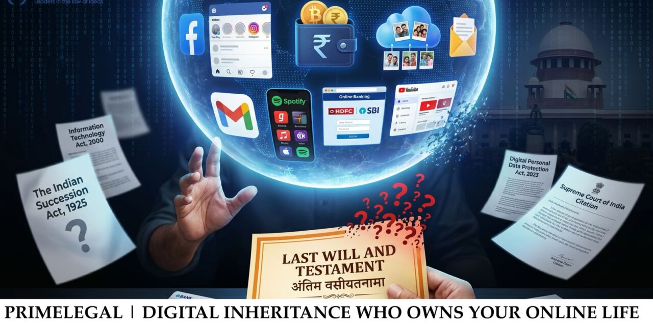PRIME LEGAL | DIGITAL INHERITANCE WHO OWNS YOUR ONLINE LIFE AFTER DEATH 