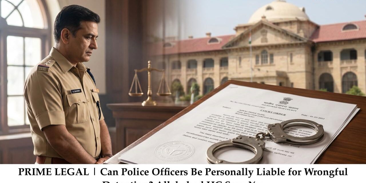 PRIME LEGAL | Can Police Officers Be Personally Liable for Wrongful Detention? Allahabad HC Says Yes