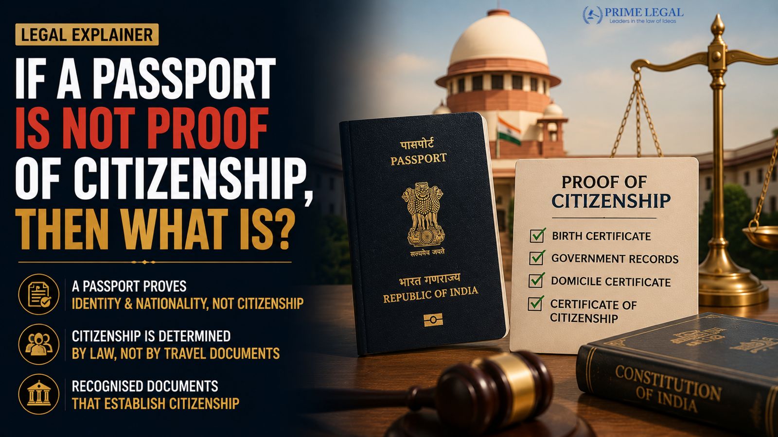 Is Passport Proof of Citizenship? MEA Rules [2026]