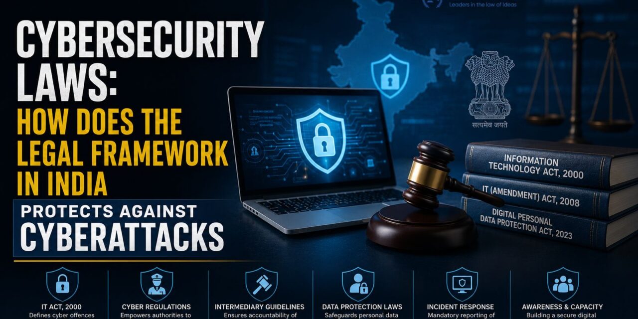 PRIME LEGAL: CYBERSECURITY LAWS: HOW DOES THE LEGAL FRAMEWORK IN INDIA PROTECT AGAINST CYBERATTACKS