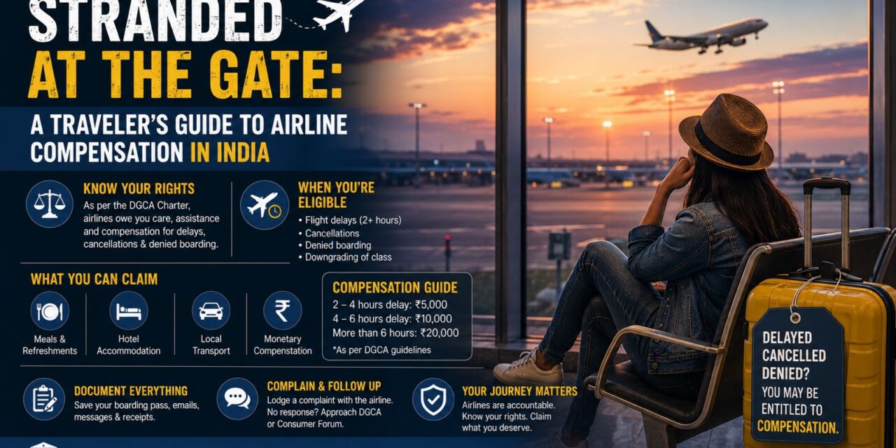 PRIME LEGAL | Stranded at the Gate: A Traveler’s Guide to Airline Compensation in India